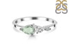 Green Amethyst  & White Topaz Ring GRA-RDR-3238.