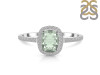Green Amethyst & White Topaz Ring GRA-RDR-3263.
