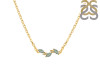 Green Amethyst & White Topaz Necklace GRA-RDN-460.