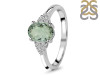 Green Amethyst & White Topaz Ring GRA-RR-364.