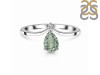 Green Amethyst & White Topaz Ring GRA-RR-374.