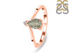 Green Amethyst & White Topaz Ring GRA-RR-374.