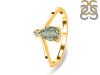 Green Amethyst & White Topaz Ring GRA-RR-374.