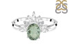 Green Amethyst & White Topaz Ring GRA-RR-405.