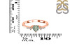 Green Amethyst & White Topaz Ring GRA-RR-424.