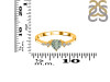 Green Amethyst & White Topaz Ring GRA-RR-424.