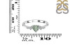 Green Amethyst & White Topaz Ring GRA-RR-424.