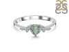 Green Amethyst & White Topaz Ring GRA-RR-424.