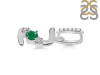 Green Onyx & White Topaz Alphabet Z Pendant GRO-RDA-104.