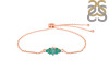 Green Onyx Bracelet With Adjustable Camera Lock GRO-RDB-142.