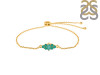 Green Onyx Bracelet With Adjustable Camera Lock GRO-RDB-142.