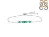 Green Onyx Bracelet With Adjustable Camera Lock GRO-RDB-150.