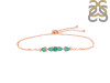 Green Onyx Bracelet With Adjustable Camera Lock GRO-RDB-150.