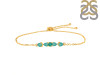 Green Onyx Bracelet With Adjustable Camera Lock GRO-RDB-150.
