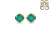 Green Onyx Stud Earring GRO-RDE-1254.