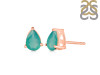 Green Onyx Stud Earring GRO-RDE-1368.