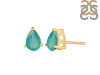 Green Onyx Stud Earring GRO-RDE-1368.