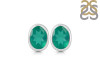 Green Onyx Stud Earring GRO-RDE-1370.