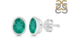 Green Onyx Stud Earring GRO-RDE-1370.