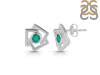 Green Onyx Stud Earring GRO-RDE-627.