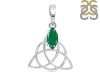 Green Onyx Triquetra Pendant GRO-RDN-161.
