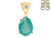 Green Onyx Pendant GRO-RDP-481-V-LOOP.
