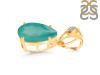 Green Onyx Pendant GRO-RDP-481-V-LOOP.