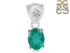 Green Onyx Pendant GRO-RDP-551-V-LOOP.