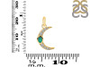 Green Onyx & White Topaz Pendant GRO-RDP-691.