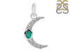 Green Onyx & White Topaz Pendant GRO-RDP-691.