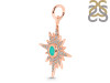 Green Onyx & White Topaz Pendant GRO-RDP-693.