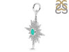 Green Onyx & White Topaz Pendant GRO-RDP-693.