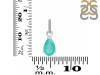 Green Onyx & White Topaz Pendant GRO-RDP-757-CZ.