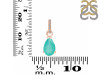 Green Onyx & White Topaz Pendant GRO-RDP-757-CZ.