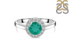 Green Onyx & White Topaz Ring GRO-RDR-1768.