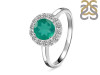 Green Onyx & White Topaz Ring GRO-RDR-1768.