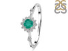 Green Onyx & White Topaz Ring GRO-RDR-1937.