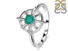 Green Onyx Dharma Wheel Ring GRO-RDR-2147.