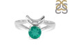 Green Onyx Crescent Moon Ring GRO-RDR-2151.