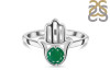 Green Onyx Hamsa Hand Ring GRO-RDR-2163.