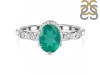 Green Onyx & White Topaz Ring GRO-RDR-2182.