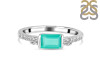 Green Onyx & White Topaz Ring GRO-RDR-2186.