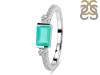 Green Onyx & White Topaz Ring GRO-RDR-2186.