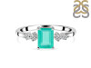Green Onyx & White Topaz Ring GRO-RDR-2187.