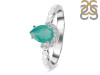 Green Onyx & White Topaz Ring GRO-RDR-2192.