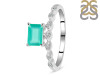 Green Onyx & White Topaz Ring GRO-RDR-2199.