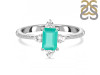 Green Onyx & White Topaz Ring GRO-RDR-2210.