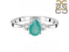 Green Onyx & White Topaz Ring GRO-RDR-2213.
