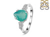 Green Onyx & White Topaz Ring GRO-RDR-2216.