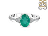 Green Onyx & White Topaz Ring GRO-RDR-2219.